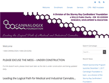 Tablet Screenshot of cannalogix.org